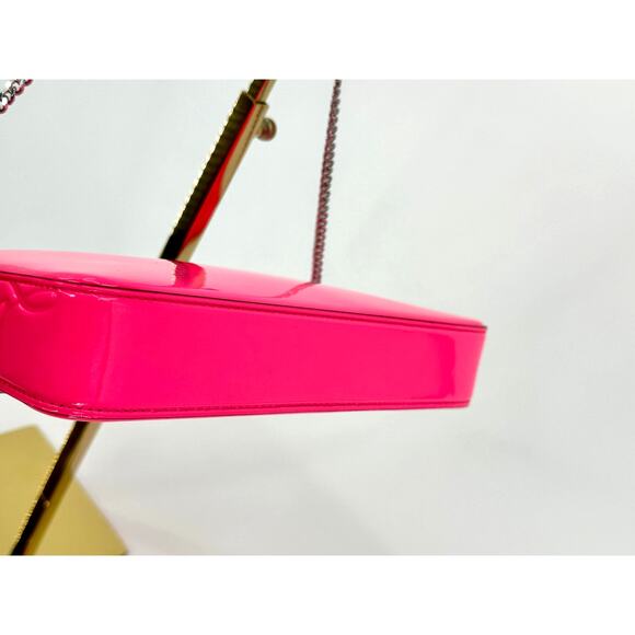 Christian Louboutin Patent Loubila Clutch in Poupidou New - Picture 12 of 15